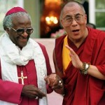File photo of the Dalai Lama and Desmond Tutu in Cape Town
